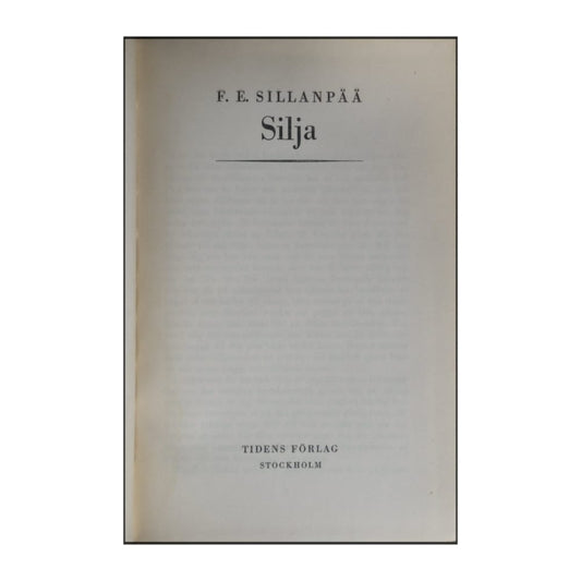 F. E. Sillanpää: Silja
