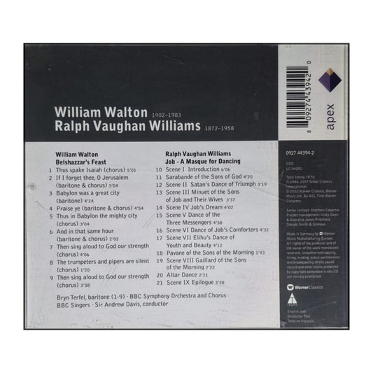 Walton Belshazzar'S Feast: Vaughan Williams Job