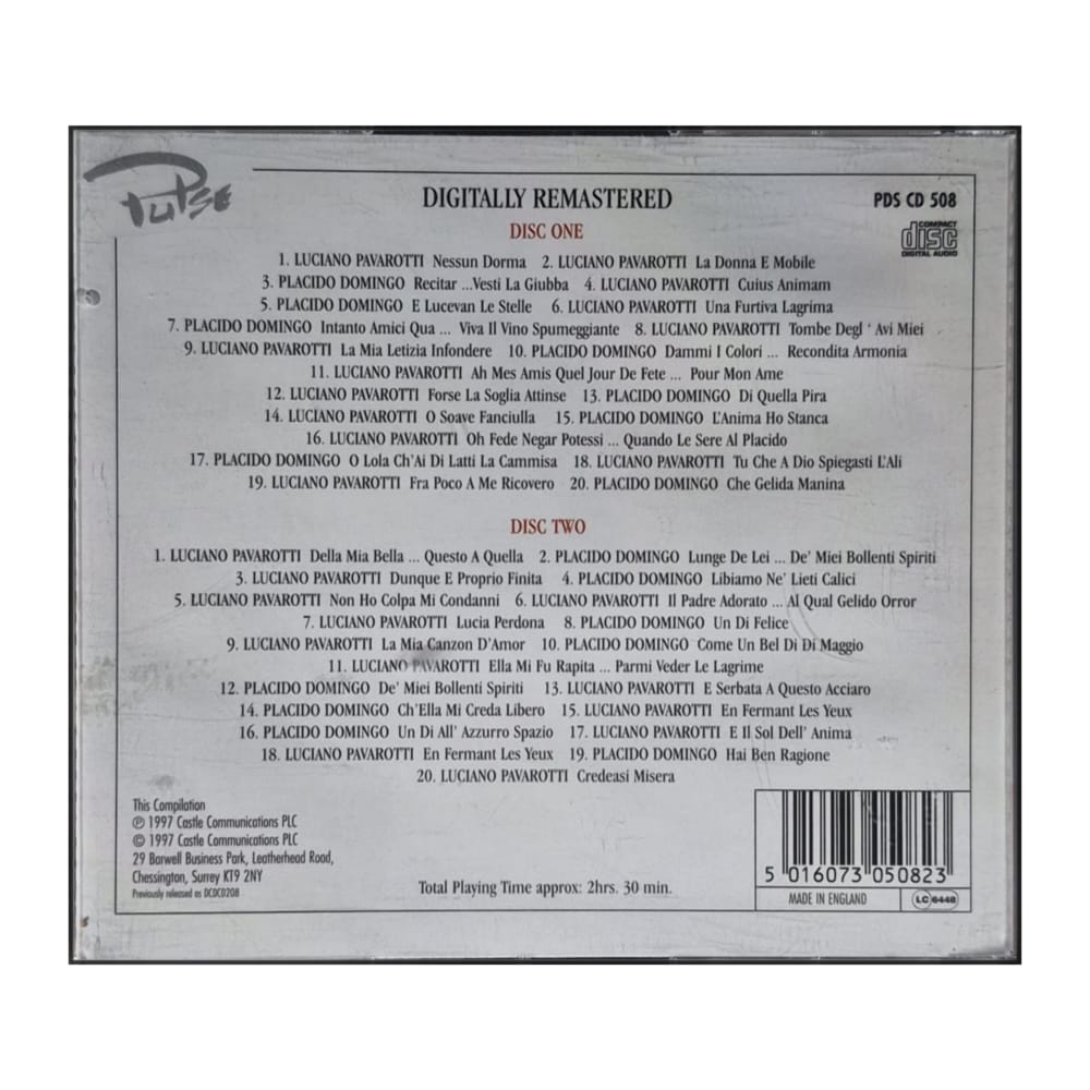 Luciano Pavarotti & Plácido Domingo: Favourite Tenor Arias