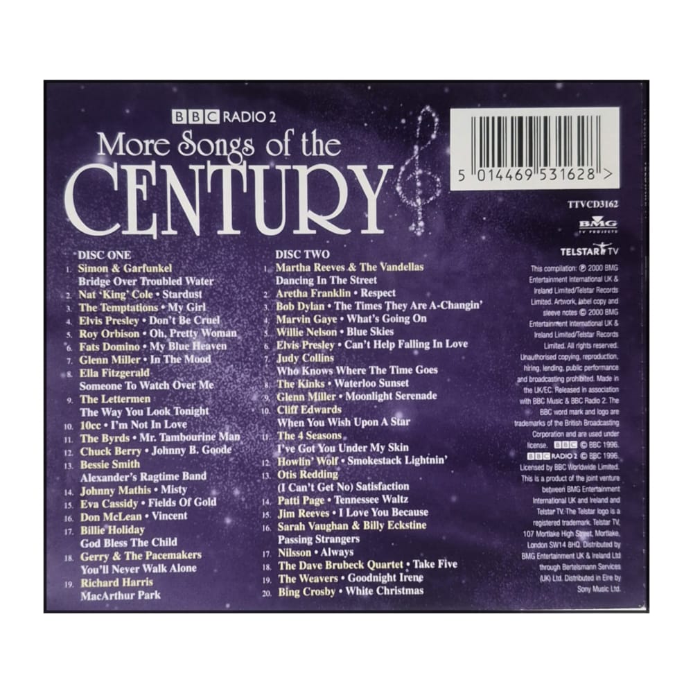 Bbc Radio 2: More Songs Of The Century
