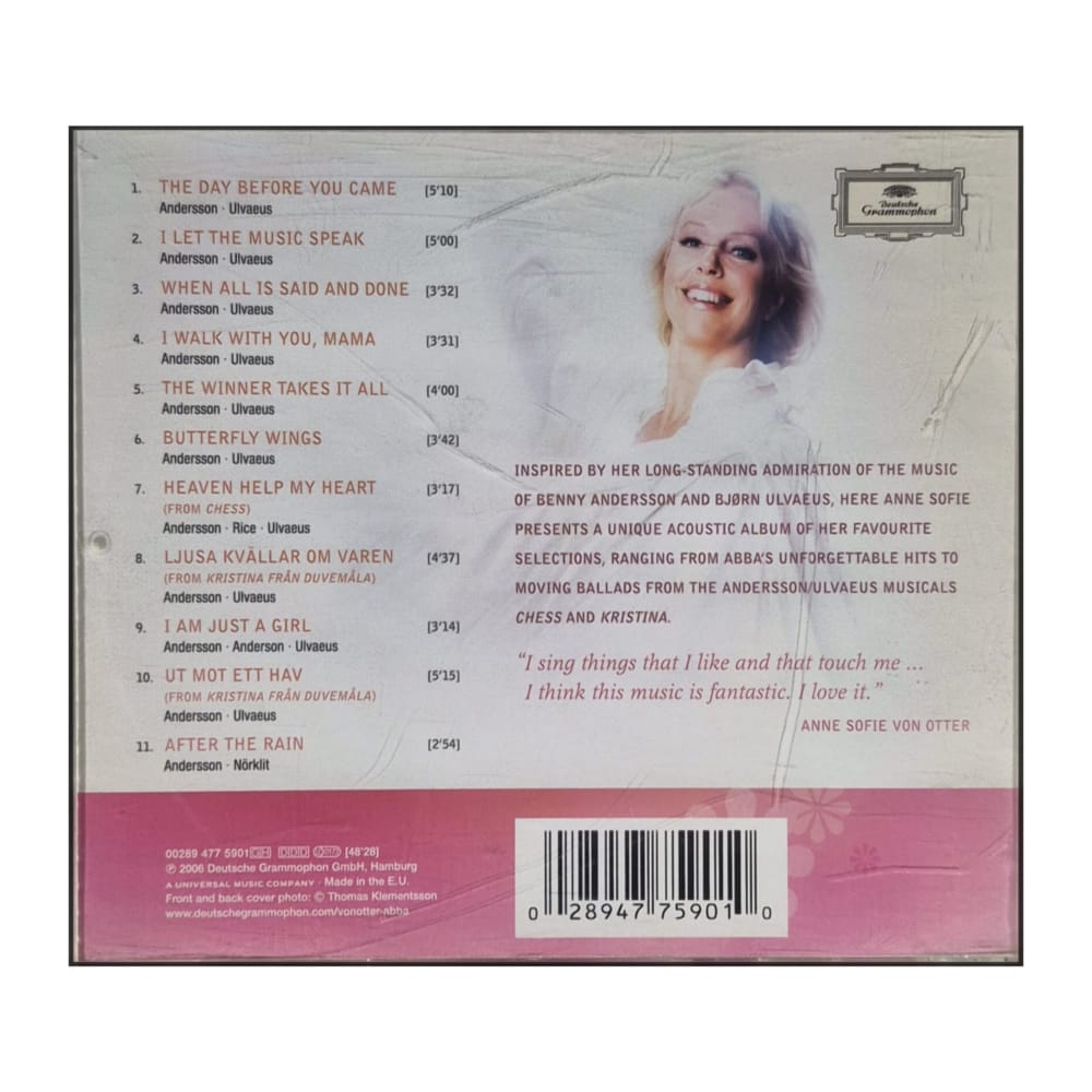 Anne Sofie Von Otter: I Let The Music Speak