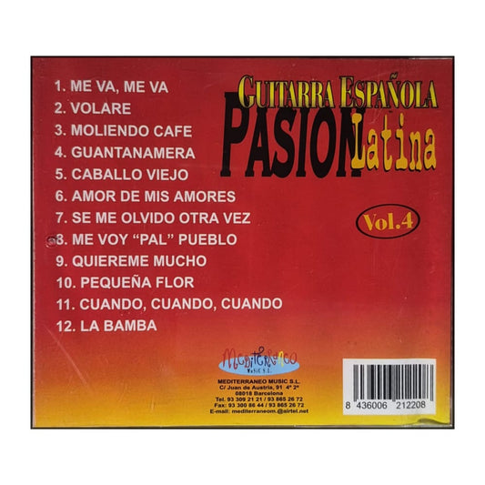 Chico Garcia Guitarra Y Orquesta: Guitarra Española Pasión Latina V4