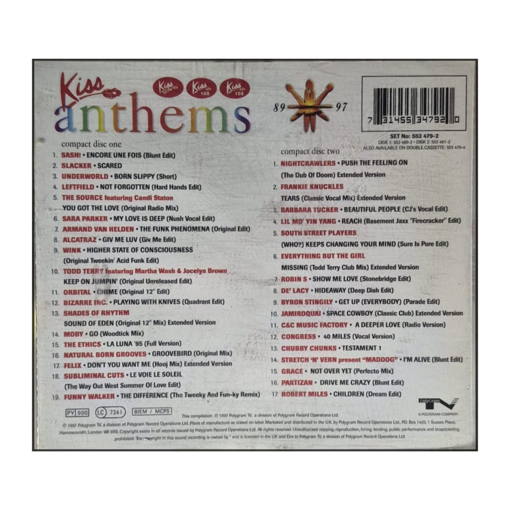 Kiss Anthems