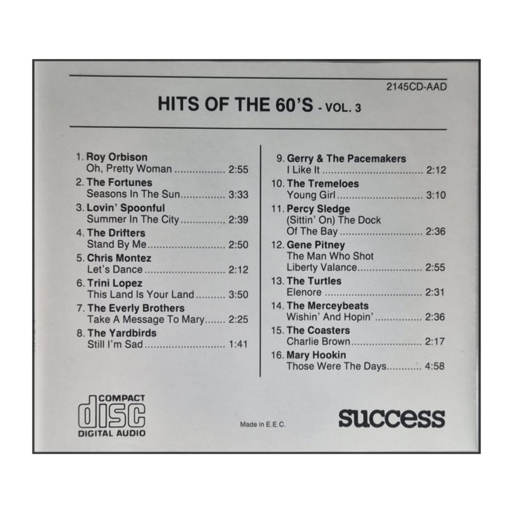 Hits Of The 1960S V3