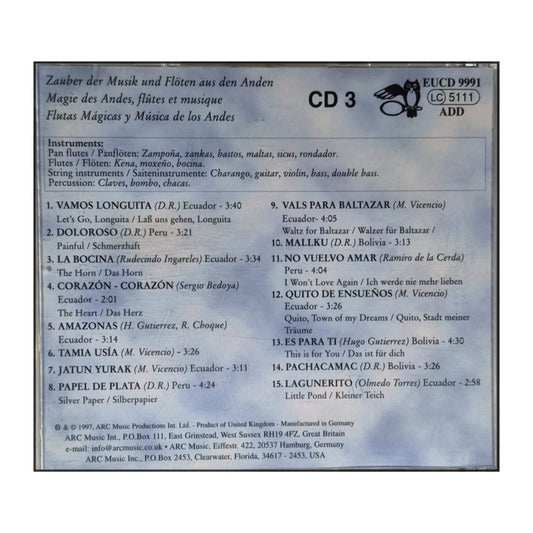 Alpamayo: Magic Flutes & Music From The Andes Disc-3