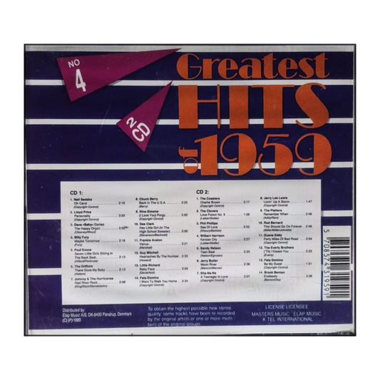 20 Years Of Popmusic 4: Greatest Hits Of 1959