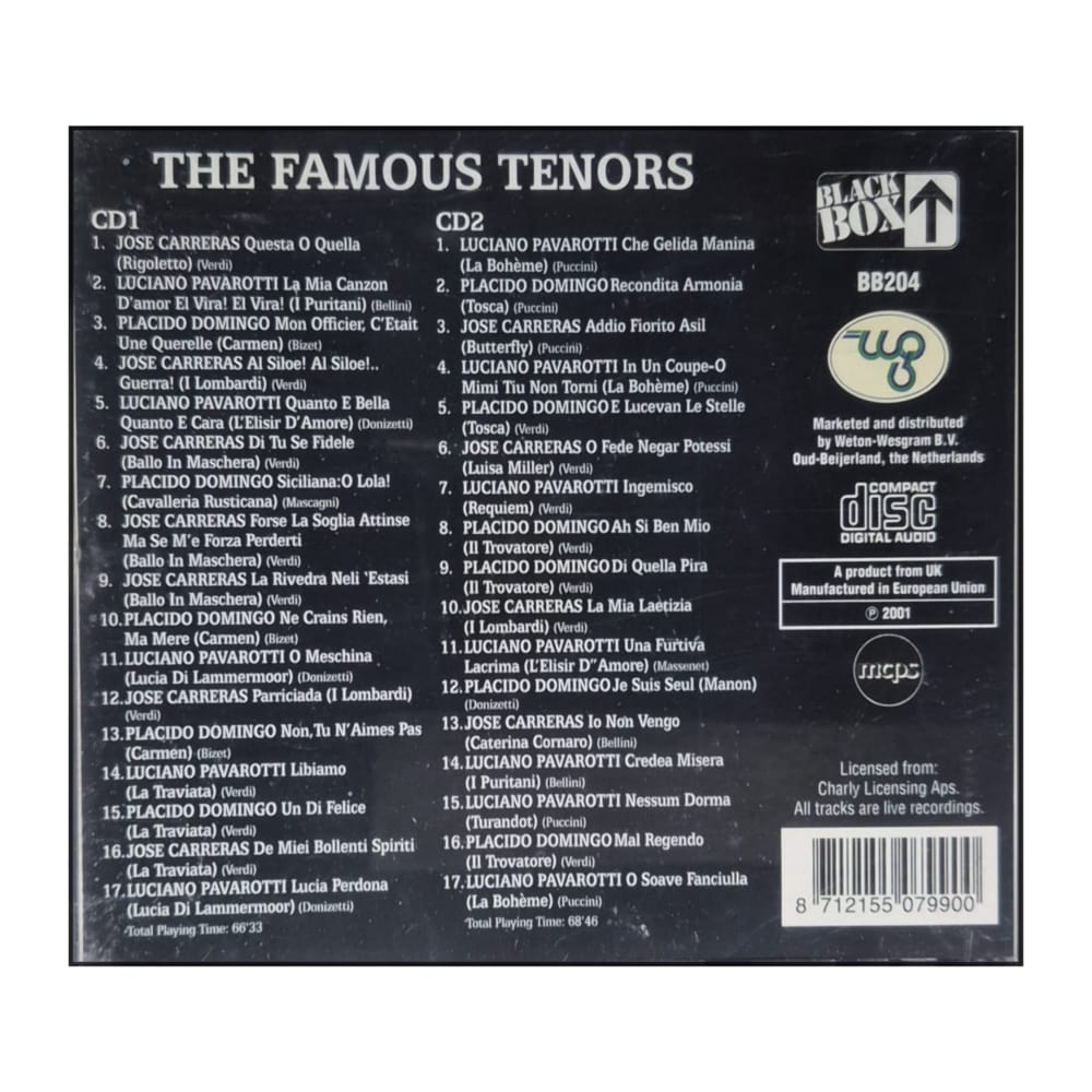 The Famous Tenors: Nessum Dorma