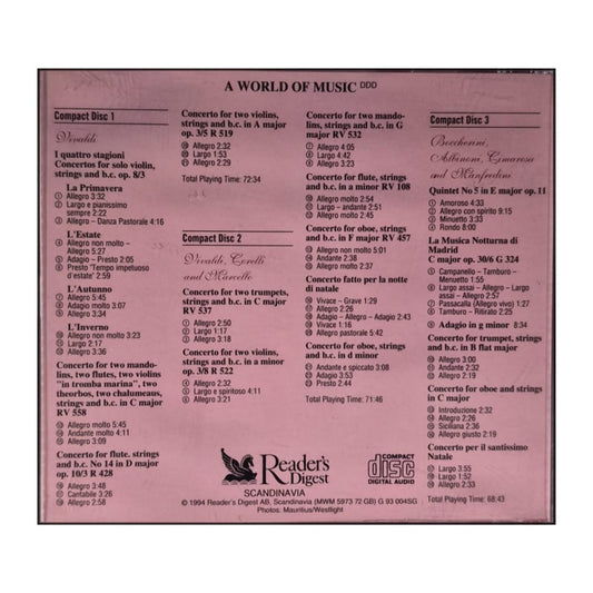 A World Of Music: Antonio Vivaldi And His Time