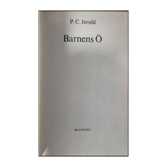 P. C. Jersild: Barnens Ö
