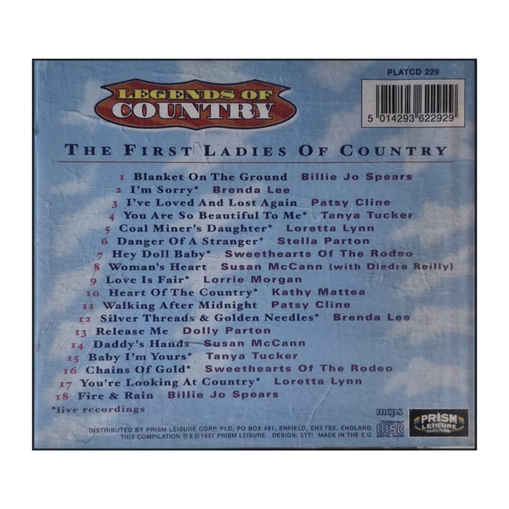 Legends Of Country: The First Ladies Of Country