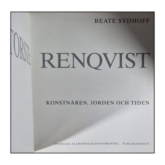 Beate Sydhoff: Torsten Renqvist: Konstnären Jorden Och Tiden