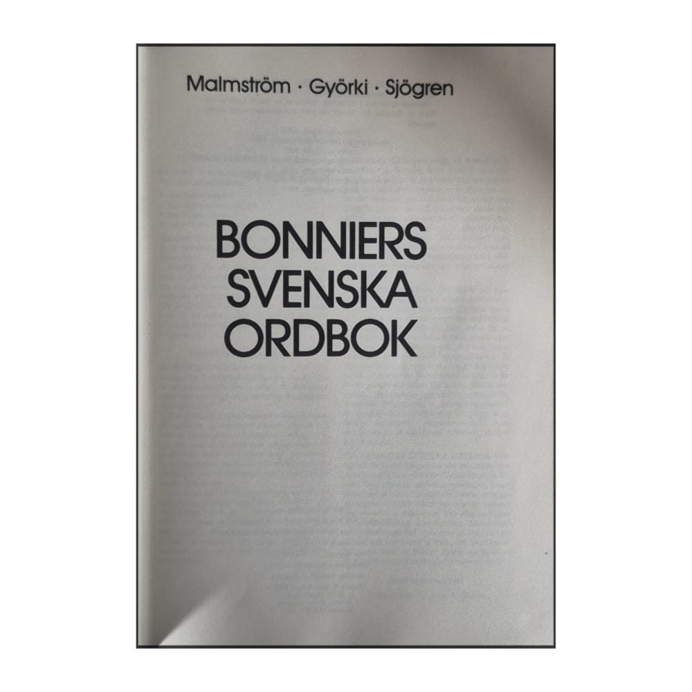 Bonniers Svenska Ordbok