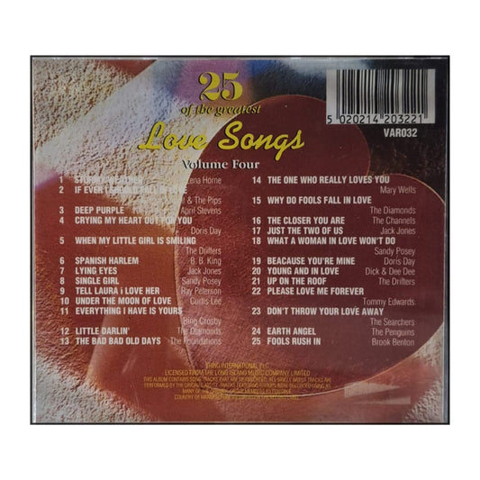 25 Of The Greatest Love Songs V4