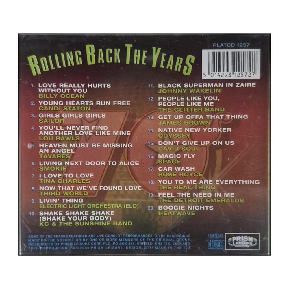 Rolling Back The Years 1976-1977