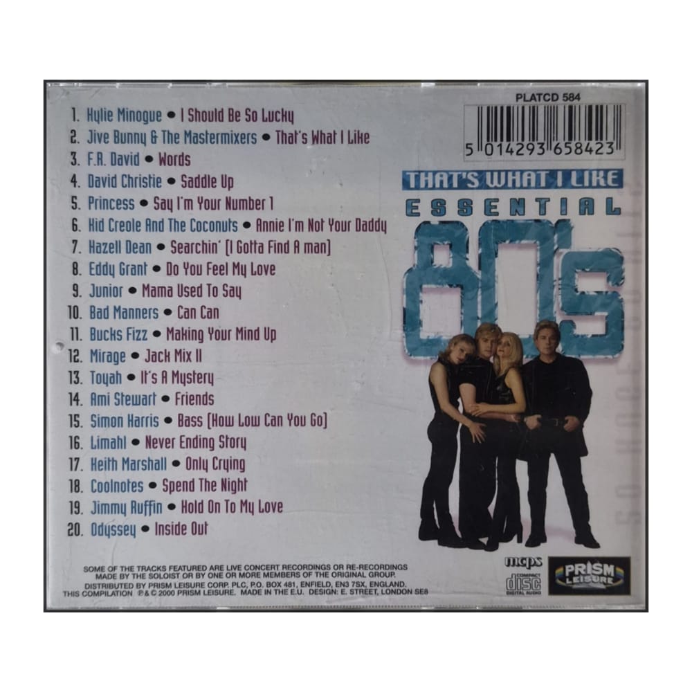 Essential 1980S That'S What I Like