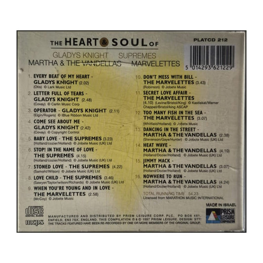 The Heart & Soul Of Gladys Knight & Martha & Vandellas & Supremes & Marvelettes