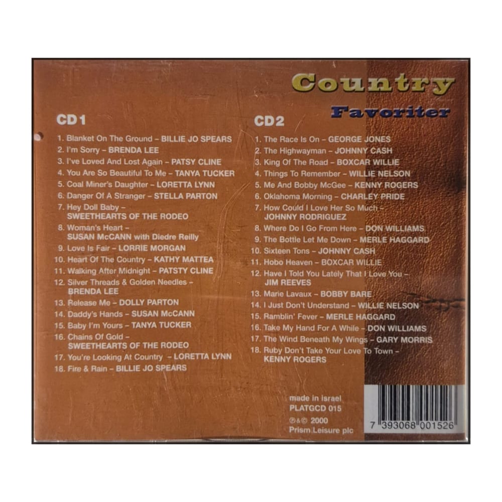 Country Favoriter