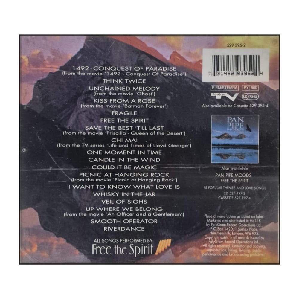 Free The Spirit: Pan Pipe Moods 2