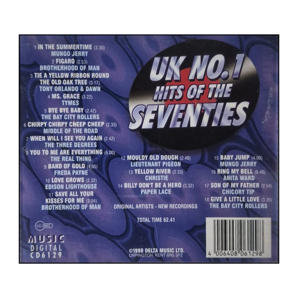 Uk No.1 Hits Of The 1970S