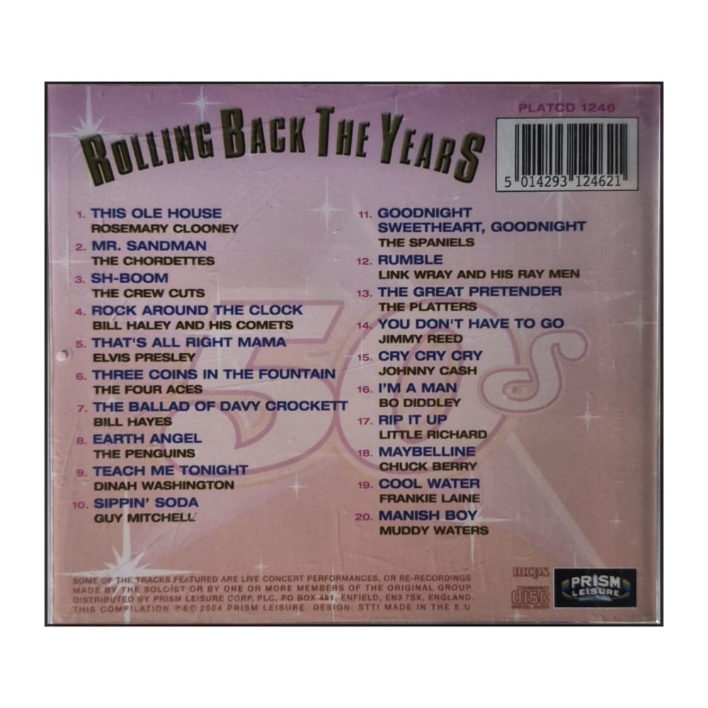 Rolling Back The Years 1954-1954