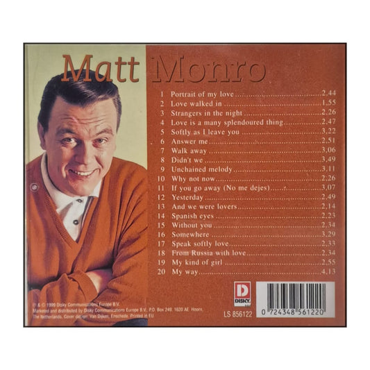 Matt Monro: 20 Great Love Songs