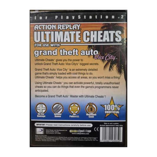 Action Replay: Ultimate Cheats: Grand Theft Auto: Vice City