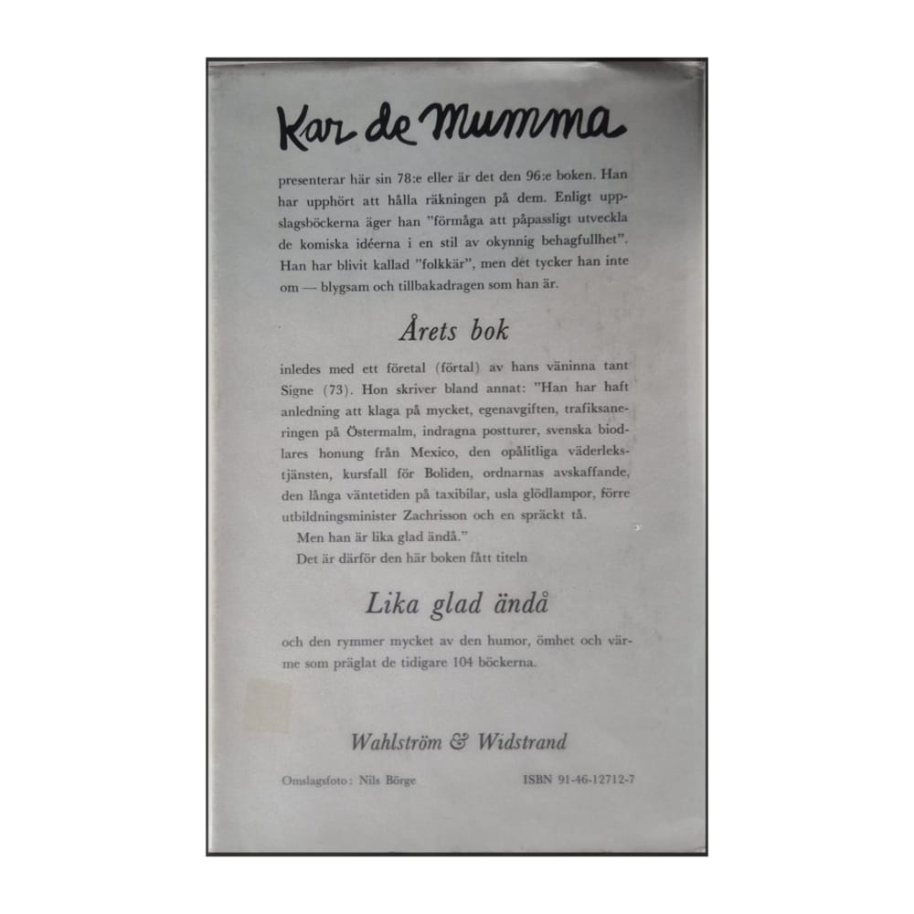 Kar De Mumma: Lika Glad Ändå