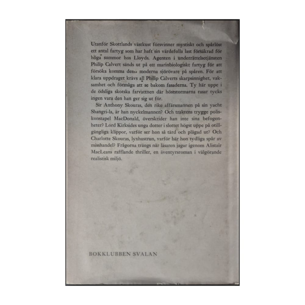 Alistair Maclean: Åtta Glas