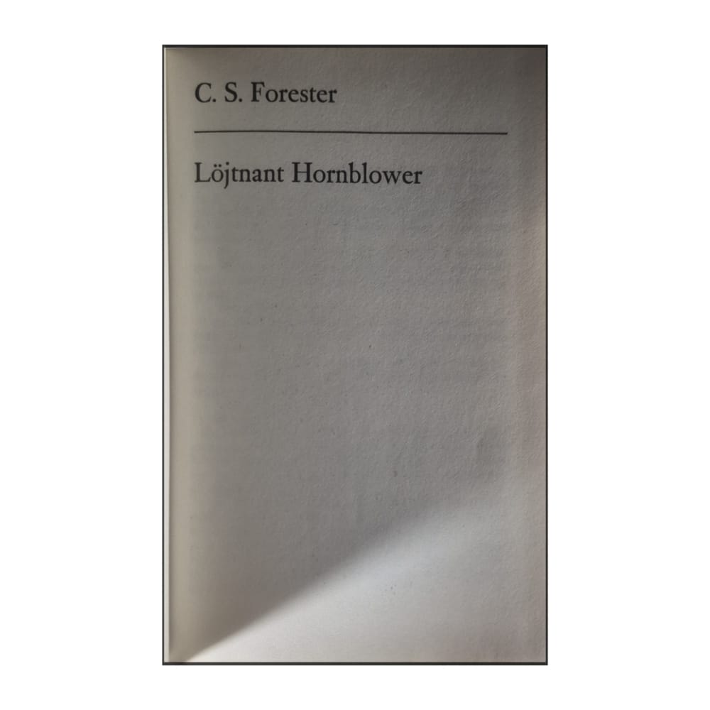 C.S. Forester: Löjtnant Hornblower