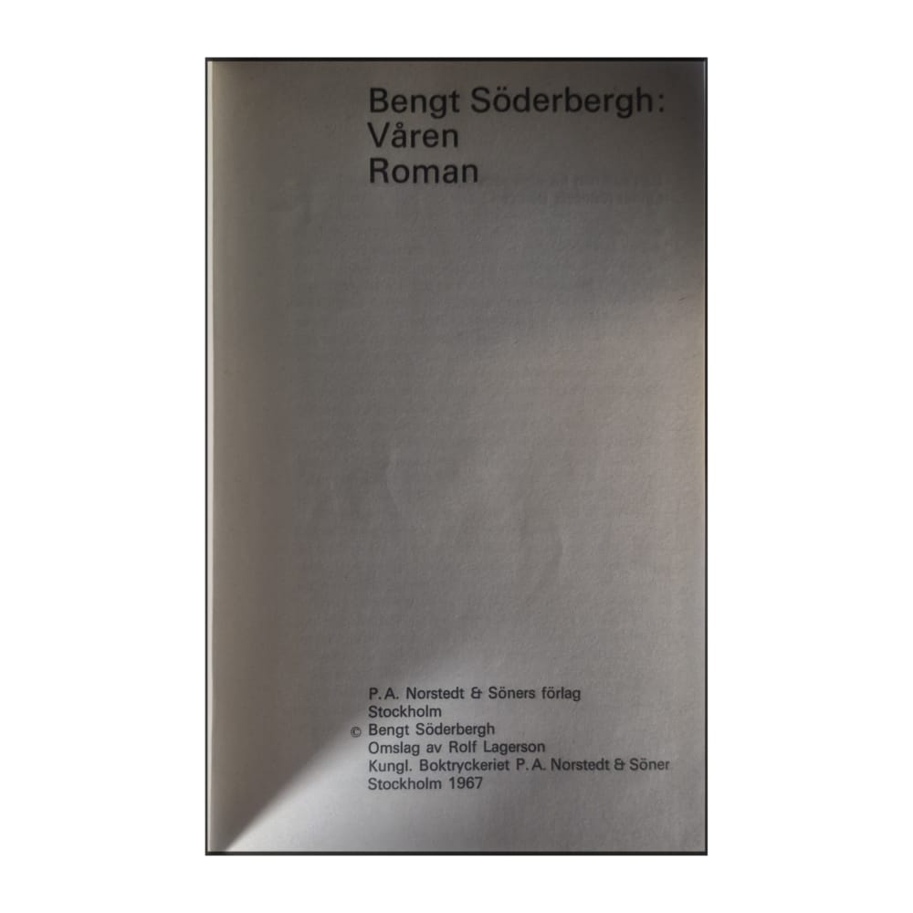 Bengt Söderbergh: Våren