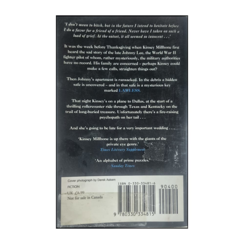 Sue Grafton: "L" Is For Lawless