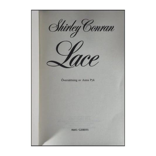 Shirley Conran: Lace