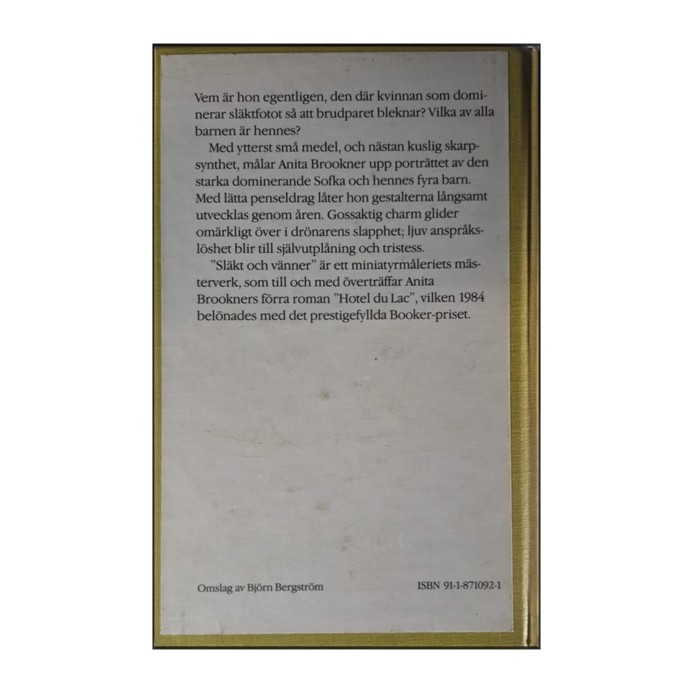 Anita Brookner: Släkt Och Vänner
