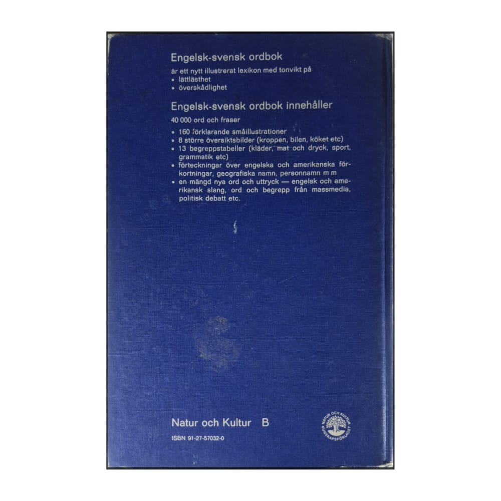 Engelsk-Svensk Ordbok: 40 000 Ord Och Fraser
