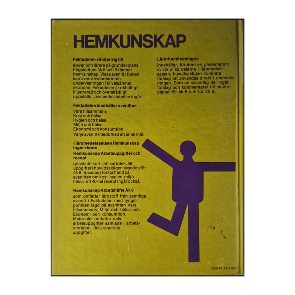 Hemkunskap Faktadelen Åk 8-9