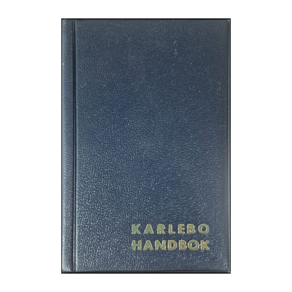Maskinaktiebolaget Karlebo: Karlebo Handbok