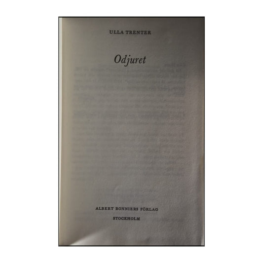 Ulla Trenter: Odjuret