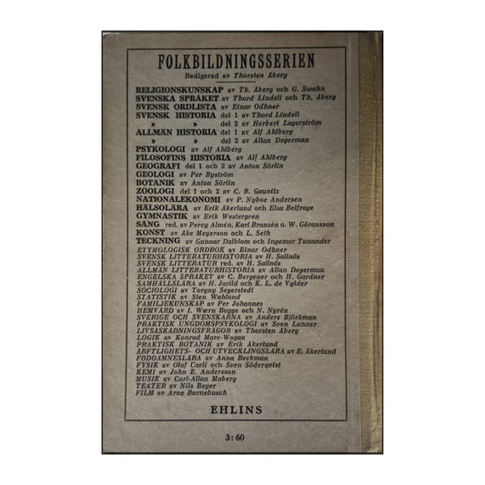 Thord Lindell & Thorsten Åberg: Svenska Språket