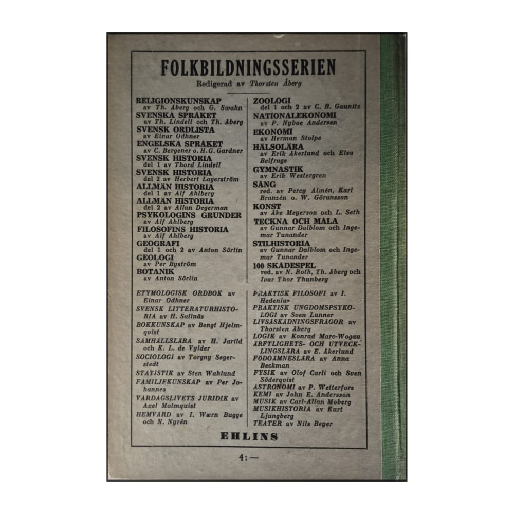 Herbert Lagerström: Svensk Historia 2