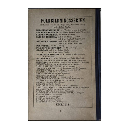Anton Sörlin: Geografi 1