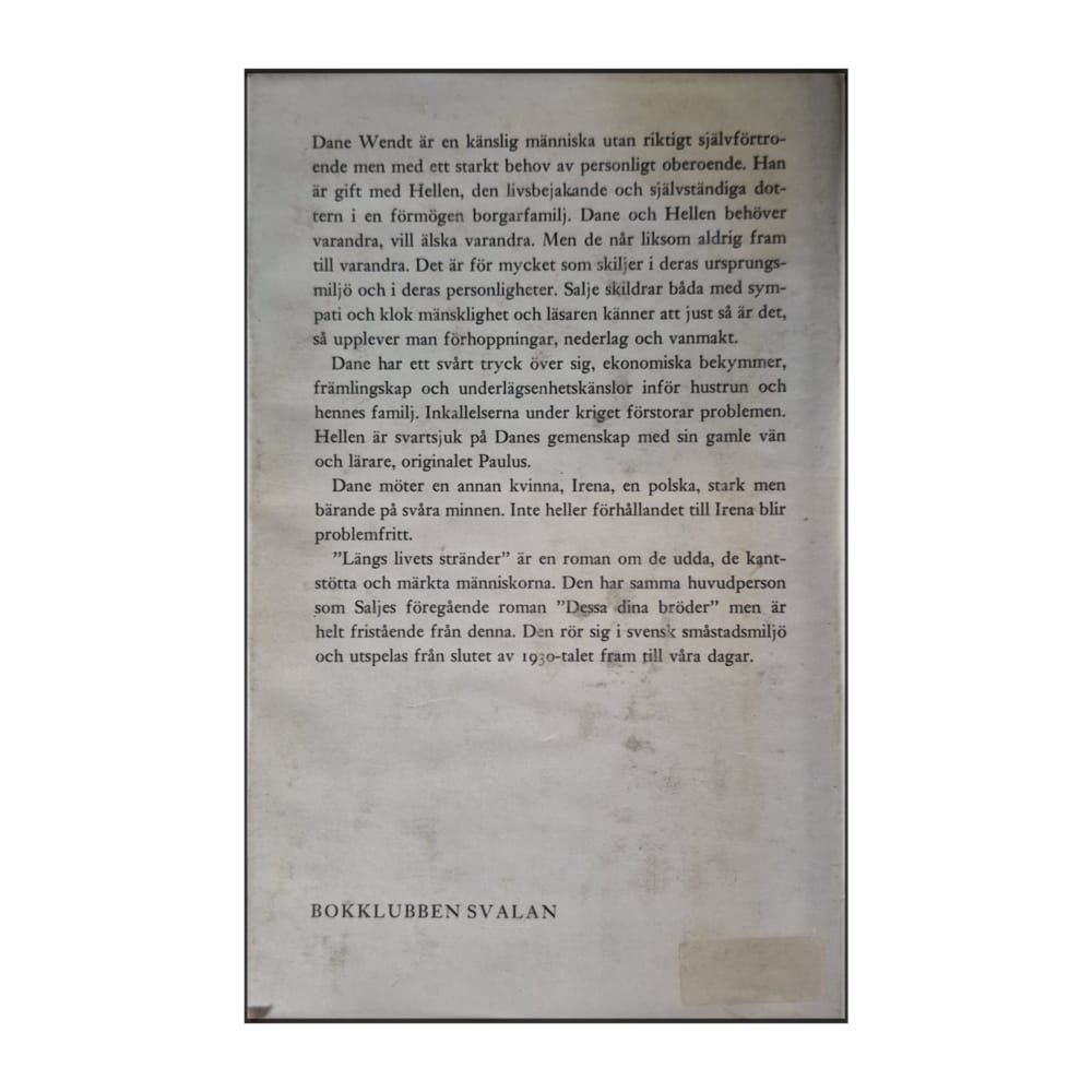 Sven Edvin Salje: Längs Livets Stränder