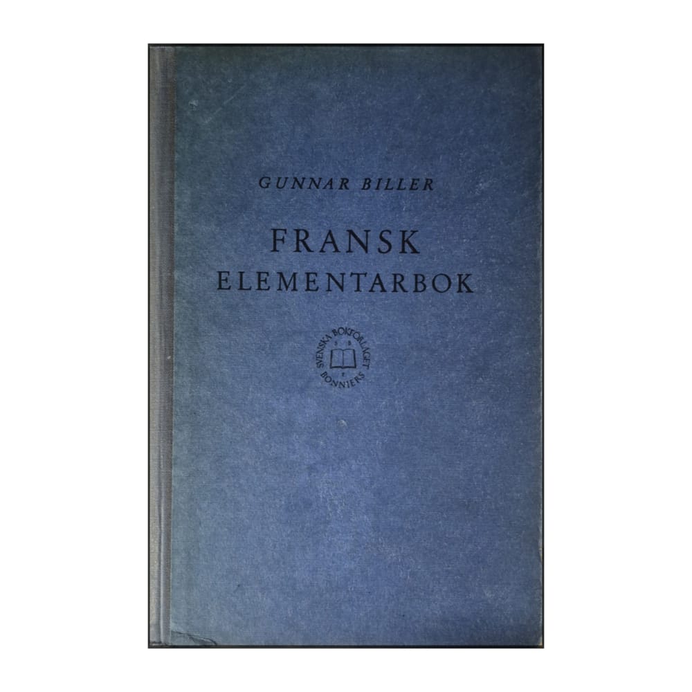 Gunnar Biller: Fransk Elementarbok
