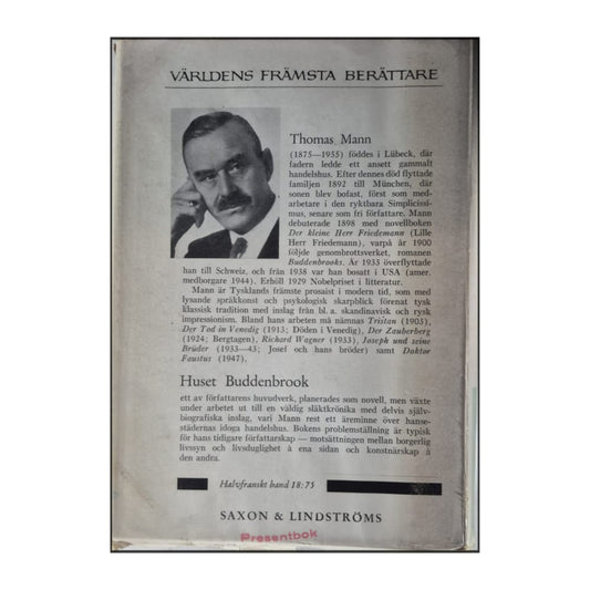 Thomas Mann: Huset Buddenbrook