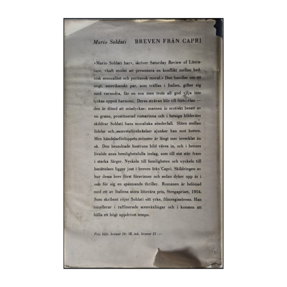 Mario Soldati: Breven Från Capri