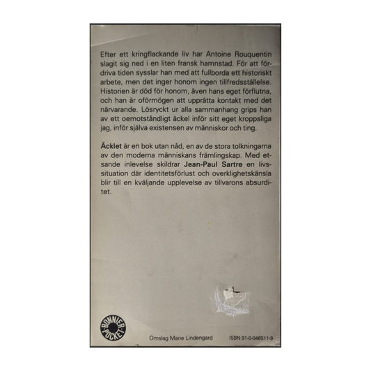 Jean-Paul Sartre: Äcklet