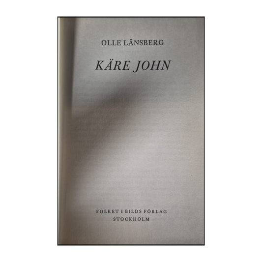 Olle Länsberg: Käre John