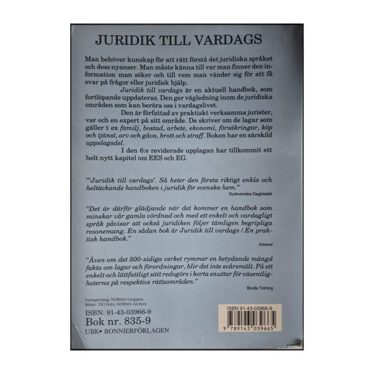 Juridik Till Vardags: En Praktisk Handbok