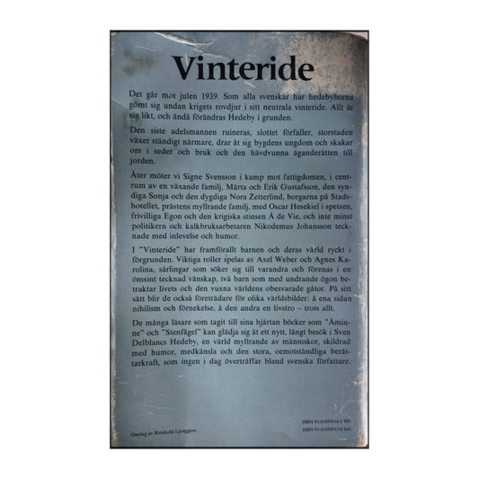 Sven Delblanc: Vinteride