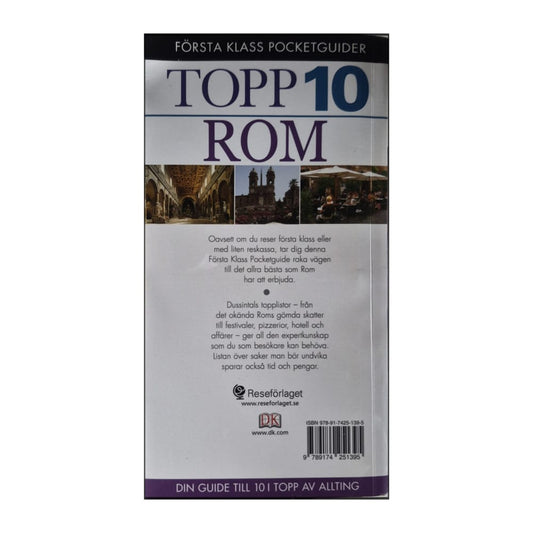 Första Klass Pocketguider: Topp 10 Rom