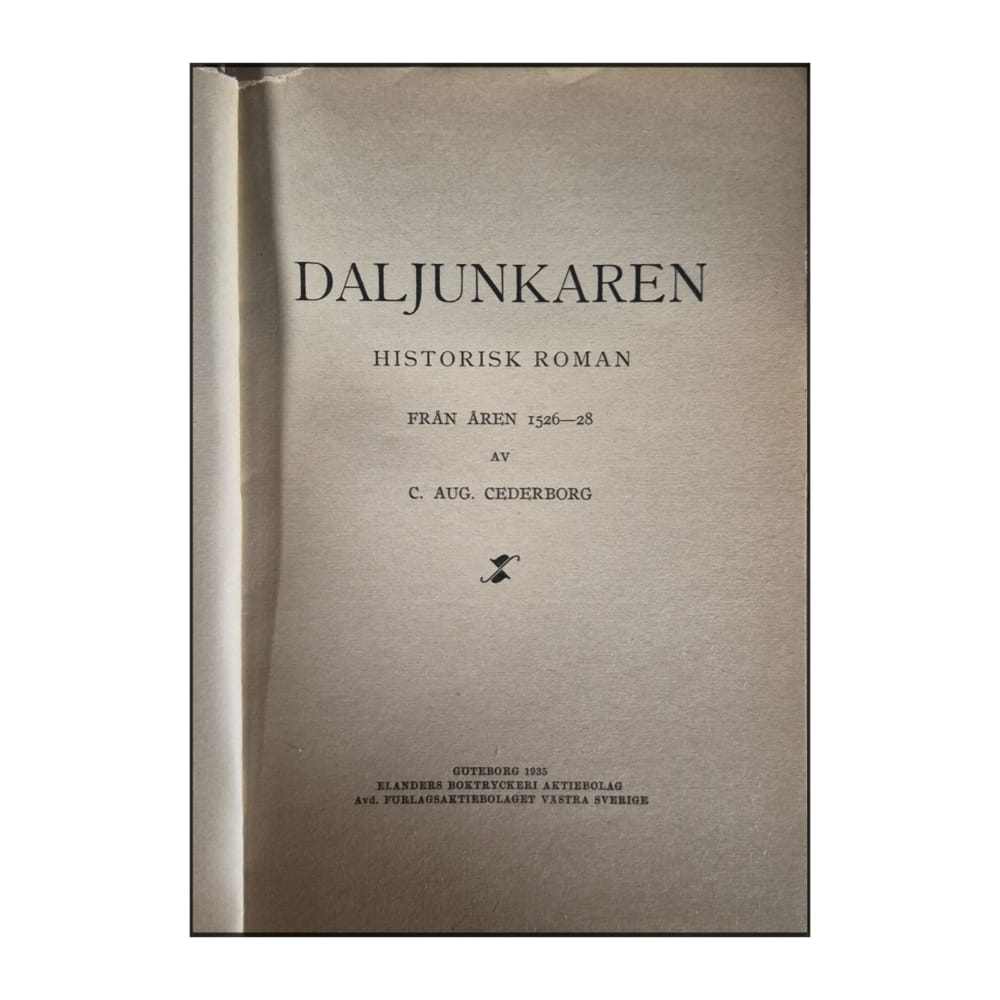 Carl August Cederborg: Daljunkaren